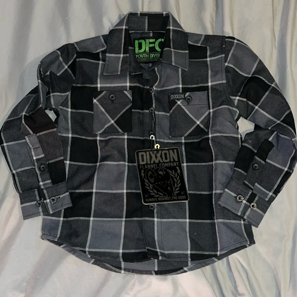 Youth boys Dixon flannel new with tags